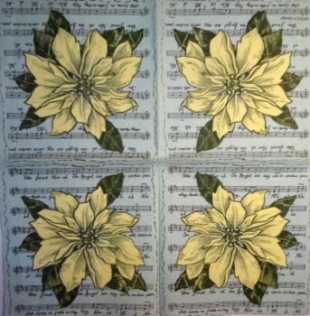 042 Christmas Flowers - 3-ply - MOLCA